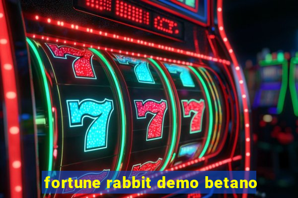 fortune rabbit demo betano